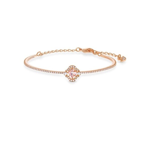 Swarovski four-leaf clover bracelet - Picture 1 of 3